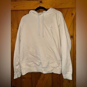 Nike cream colored  Men's pullover Hoodie
